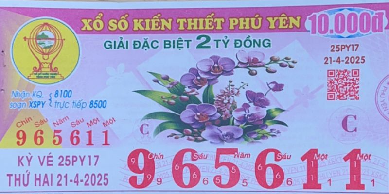 Kết Quả Xổ Số Phú Yên 2 Các hạng giải XSPY hấp dẫn