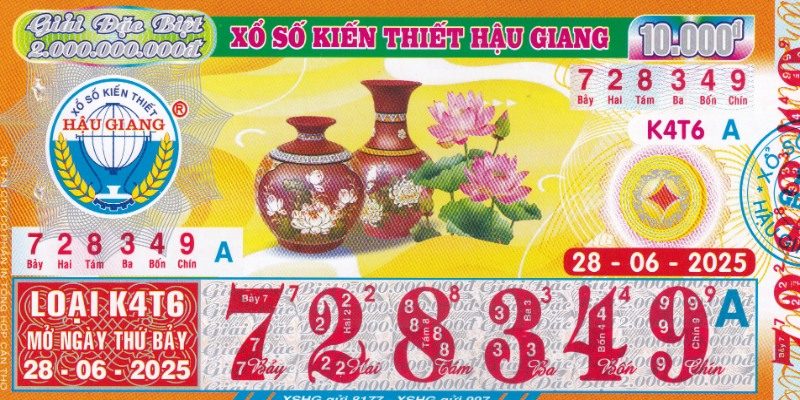 Chú ý khi chơi xổ số Hậu Giang